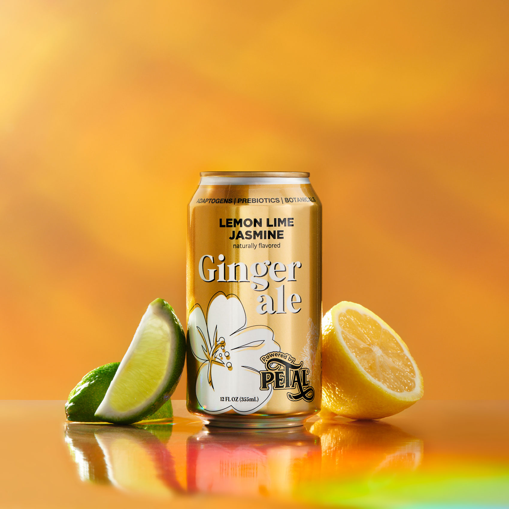 Can of lemon lime jasmine ginger ale